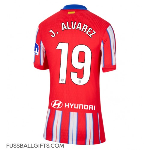 Atletico Madrid Julian Alvarez #19 Fußballbekleidung Heimtrikot Damen 2024-25 Kurzarm